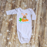 My First Easter Bunny w Carrot Newborn Gown