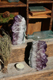 Amethyst Geode Bookends 2.34kg || Large Amethyst Points || Amethyst Geode Pair || Dorm Decor || Crystal Bookends || College Gifts || Boho