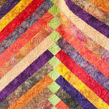 SALE Glowing Embers Batiks Stack Pack/Layer Cake by Kathy Engle for Island Batiks - 42, 10" X 10" Precut Batik Fabrics