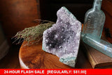 Flash Sale! Save 20% Amethyst Geode 535g || Amethyst Druzy || Raw Amethyst Cluster || Standing Amethyst Geode || Purple Crystal Geode Dru...