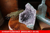 Flash Sale! Save 20% Amethyst Geode 535g || Amethyst Druzy || Raw Amethyst Cluster || Standing Amethyst Geode || Purple Crystal Geode Dru...