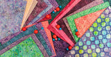 SALE Dotalicious Wind Batiks Stack Pack/Layer Cake by Claudia Pfeil for Island Batiks - 42, 10" X 10" Precut Batik Fabrics