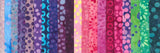 SALE Dotalicious Wind Batiks Stack Pack/Layer Cake by Claudia Pfeil for Island Batiks - 42, 10" X 10" Precut Batik Fabrics