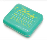 Make Beautiful Things - 3" x 2.5" Tin Sewing Sayings by Moda - TIN 15 Moda #1 - Storage - Gifts