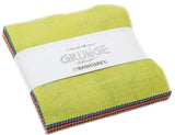 New Arrival Spring 2017 Grunge New Charm BasicGrey for Moda Fabrics - 42, 5" X 5" Precut Fabric Squares. Item # 30150PPN3