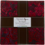 SALE Artisan Batiks -Splendid 4, Ten Squares/Layer Cake by Lunn Studios for Robert Kaufman - 42, 10" X 10" Precut Batik Fabrics