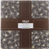 SALE La Scala Onyx Colorstory Metallic Ten Squares/Layer Cake by Robert Kaufman Fabrics - 42, 10" X 10" Precut Fabric Squares