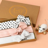 Black and White Polkadot Organic Baby Headband/Baby Headband/Baby Gift/Newborn Headband/Headbands/Infant Headband/Baby Headwrap