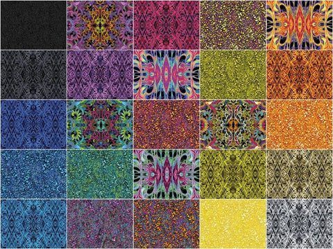 SALE Kismet 10" Squares/Layer Cake by Paula Nadelstern for Benartex - 42, 10 inches X 10 inches Precut Fabric Squares