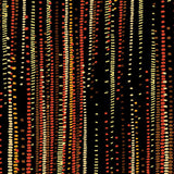 SALE New Collection - Corn Rows Black/Orange from the collection "Sun Valley" By Kanvas Studio for Benartex