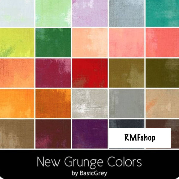 New Arrival Spring 2017 Grunge New Charm BasicGrey for Moda Fabrics - 42, 5" X 5" Precut Fabric Squares. Item # 30150PPN3