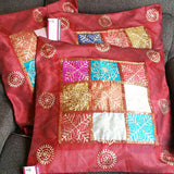 Red Couch Cushion Cover, throw Pillow Case, Couch Pillow, Bench Cushion Cover, red pillow cover, Garden Pillow, xmas gift for her