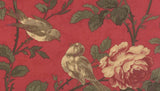 SUPER DEAL 3 Sisters Favorites -Rouge -Gingham Rose Floral Red Yardage by 3 Sisters for Moda Fabrics-3700 15 Moda