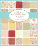 SUPER DEAL 3 Sisters Favorites -Sea Glass - Floral Tropical Aqua Yardage by 3 Sisters for Moda Fabrics - 3768 14 Moda