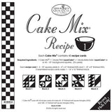 Cake Mix Recipe 1 by Miss Rosie's Quilt Co. for Moda Fabrics - Each Recipe Pad contains 44 Recipe Cards