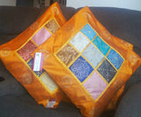 Yellow Pillow Cover, Boho Pillow, Handmade Pillow, Linen Couch Cushions, garden pillow, decorative pillow, Pillow Cover, xmas gift for her