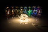 SUPER LONG 15 Meter/49 Feet Micro LED Fairy string light 15M/150 lights waterproof. Silver/Copper wire/ white light, warm white