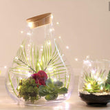 Party/Bulk Pack! 1 Meter/10 Feet Micro LED Fairy string light 1M/10 lights waterproof. Silver/Copper wire/ white light, warm white