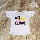 Out of Your League Baseball Raglan Shirt