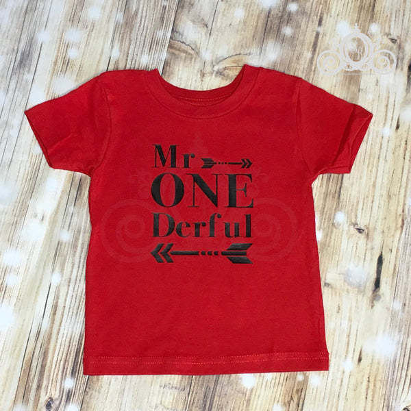 Mr ONEderful First Birthday Onesie