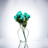 Submersible Tiffany Blue Rose  Floral Wedding Centerpiece with Floating Candles and Acrylic Crystals Kit