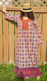 Bohemian Kaftans, Beach Coverup, Gypsy dress, Hippie Long Kaftans, Full sleeve caftan, Boho dress, Paisley kaftan, xmas gift for her
