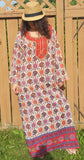 Bohemian Kaftans, Beach Coverup, Gypsy dress, Hippie Long Kaftans, Full sleeve caftan, Boho dress, Paisley kaftan, xmas gift for her