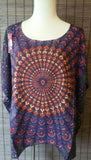 hippie gypsy tunic, gypsy style tunic, loose short tunic, tunic tops loose, loose crop top, bohemian style top, gypsy boho tunic