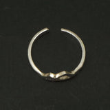 Silver Mountain Range Toe Ring