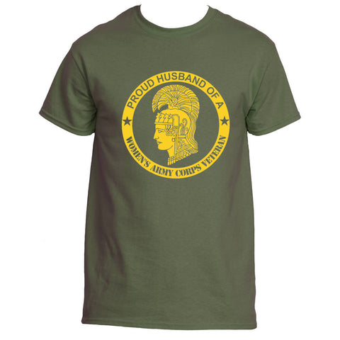 Women's Army Corps ( WAC ) Pallas Athena Proud Husband Shirt
