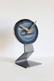 Gray Agate Desk Clock