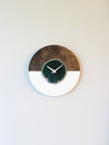 KISMET Design | 10" Green Agate Wall Clock (Silent)