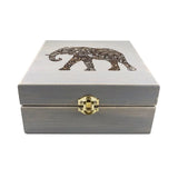 Spirit Animals Boxes - Essential Oil Storage Box 25 Slot 15ml - Pine - Choose Finish and Custom Laser Engravings - Fit dōTERRA Young Living