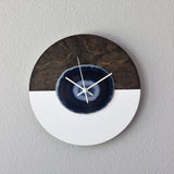KISMET Design | 10" Blue Agate Wall Clock (Silent)