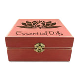Yoga & Lotus Plant Medicine Box!! Essential Oil Storage Box 25 slot 15mls - fits dōTERRA Young Living and others