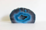 Teal Agate Bookends