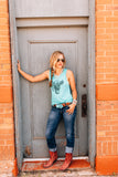 Hippie Cow, Cow Tank Top, Cow Shirt, Graphic Tee, Graphic Tank, Rodeo, Ranch, Country, Farm Shirt, Trendy Tank Top, Cute Tank Top, Cow