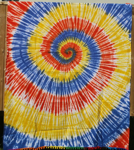 Table cover, tiedye flat sheet, Beach Towel, Beach Throw, Wall Tapestry, Couch Throw, Tie-dye Sheet, Tie-dye Tapestry, xmas gift for her