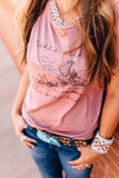 Cactus Shirt, Cactus Tank Top, Bohemian Tank Top, Desert Tank Top, Western Tank Top, Good Vibes Tank Top, Gypsy Shirt, Gypsy Tank Top,