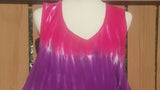 Tie-dye dress, Beach Cover up, Sleeveless dress, Bohemian dress, Highlow dress, Indian dress, Hawai dress, Long dress, xmas gift for her