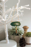Agate Geode Ornament Set
