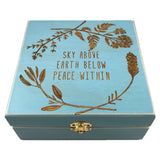 Sky Above Earth Below - Essential Oil Storage Box 25 Slot 15ml - Pine - Choose Finish and Custom Laser Engravings - Fit dōTERRA Young Living