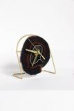 Earthtone Agate Desk Clock