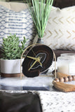 Earthtone Agate Desk Clock