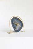 Gray Agate Desk Clock
