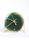 Olive Green Agate Desk Clock