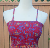 spaghetti dress, spaghetti strap gown, summer loose dress, gypsy dresses boho, gypsy short dress, gypsy summer dress, knee length dresses