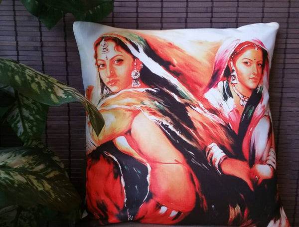 Digital pillow, ethnic cushion cover, indian cushion cover, xmas gift for her, indian pillow cover, ethnic pillow cover, Patio Pillow cover