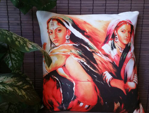 Digital pillow, ethnic cushion cover, indian cushion cover, xmas gift for her, indian pillow cover, ethnic pillow cover, Patio Pillow cover