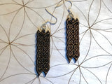 Original Celtic Earrings - Birch Wood - Light or Dark Stain